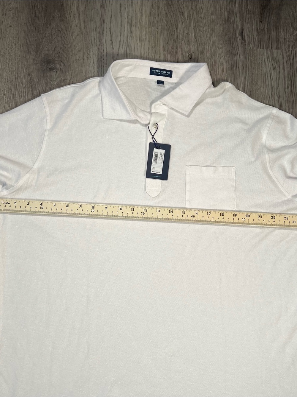 NWT $225 Peter Millar Crown Crafted Croxley Cotton Linen L/S Polo MS25XK33 XL - Picture 9 of 12
